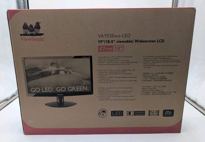 NIB Viewsonic VA1938wa-LED, 19'' LED Display