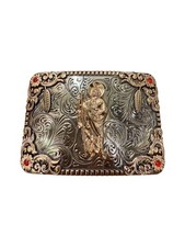 Western Style Saint Jude Buckle Hebilla Vaquero San Judas