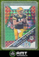 Aaron Rodgers 2020 Panini Mosaic Prizm Green Will to Win Bay Packers #WW11