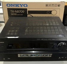 Onkyo TX-NR709 7.2 Channel AV Home Receiver Amplifier THX 4K Upscale HDMI USB