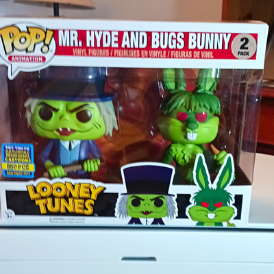 Funko Pop! Animation Looney Tunes Mr. Hyde & Bugs Bunny SDCC Exclusive 2-Pack
