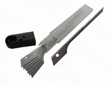 10-Pack Kaizen Knife Replacement Blades - Thin Steel for Precision Foam Cutting