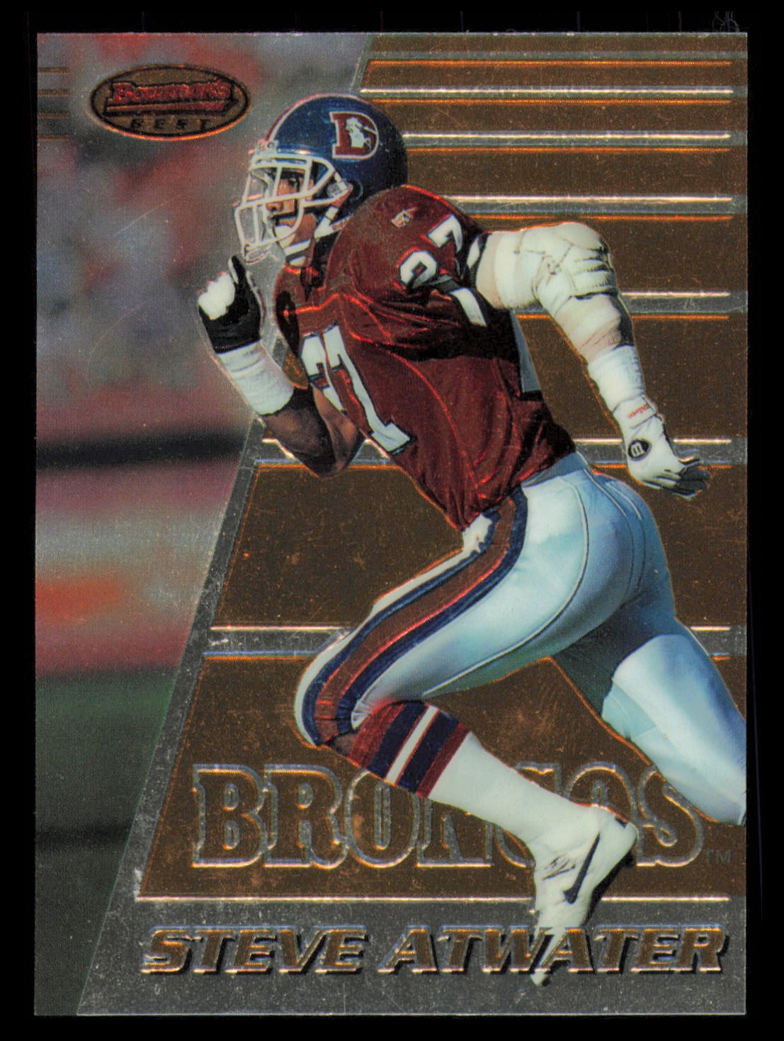 Steve Atwater #12 1996 Bowman's Best Football