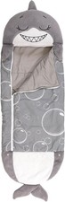 Image of Happy Nappers 2 Pack Grey Shark Pillow Sleepy Sack Medium 54 x 20 Inches