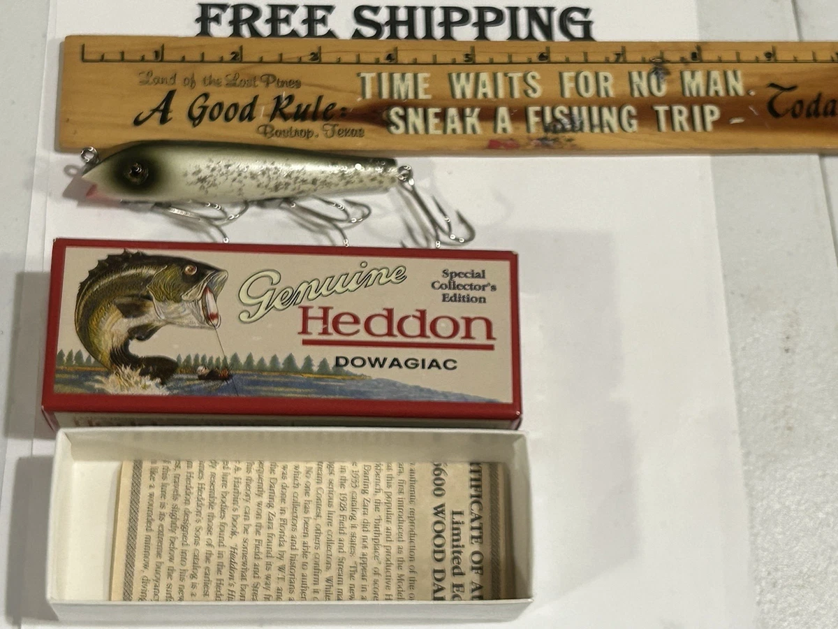Heddon Wooden Vintage Fishing Lures with Original Box for sale | eBay