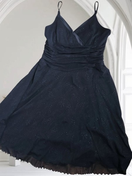 Women Etam Dress Black Nylon XXXL