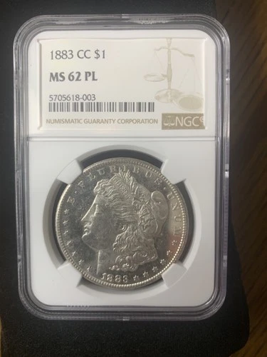 1883 - CC Morgan Dollar NGC MS-62 PL