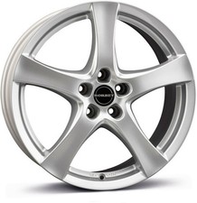 1x Alufelge Borbet F 8J X 18 5/120 ET: 45 brilliant silver KBA 45948