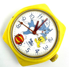 orologio vintage tom and jerry 33mm unisex manuale 5000-6020 funzionante -f382