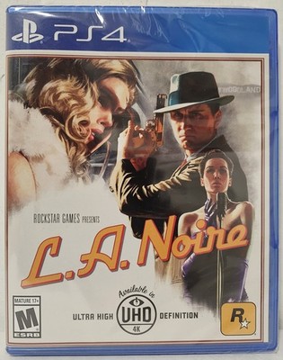 L.A. Noire Remastered - Sony Playstation 4 PS4 - New Sealed