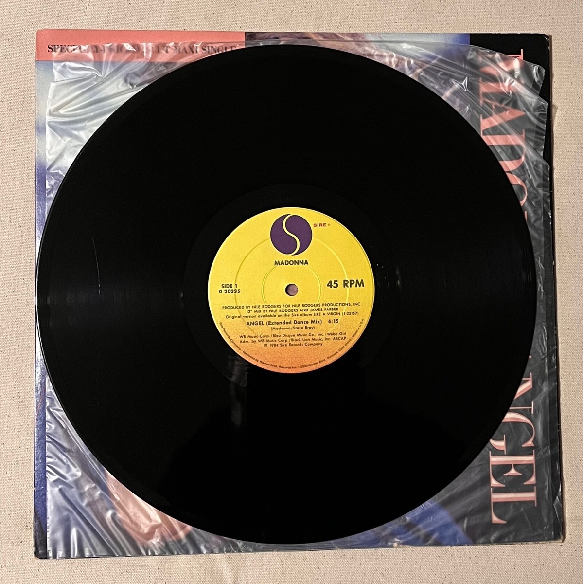 Madonna Angel / Into the Groove Vinyl | Original 1985 12” 45 RPM