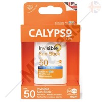 Calypso Invisible Sun Stick, SPF50 Sun Protection for Wet