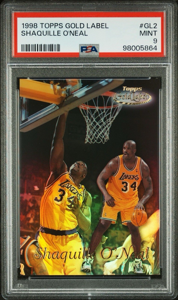ペプシー　カード 1998-99 Topps - Gold Label #GL2 Shaquille O'Neal PSA 9 | eBay