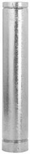 SELKIRK 104012 4RV-12 Type B Gas Vent Pipe, 4 in OD, 12 in L, Galvanized Steel