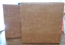 LOT OF 2 FDC COVER POSTCARD PAPER MONEY ALBUMS 43 DBL SIDE CLEAR PAGES 