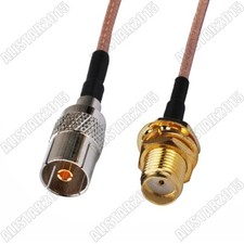 IEC DVB-T TV PAL female to SMA female RG316 15cm jumper pigtail cable Antenna