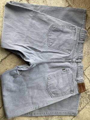 Rare* Levi's Two Horse Brand 36x30 Jeans Light Gray