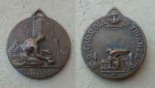 1935 Medal Medaglia in bronzo Regia Guardia di Finanza
