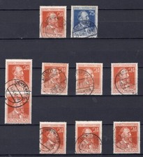 1947 Kontrollrat 963-964 gestempelt S&auml;tze und Einzelmarken zur Auswahl