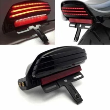 Eagle Lights Smoked Tri-Bar LED Tail Light 06-16 Softail FXST FXSTB FXSTC FXSTS 