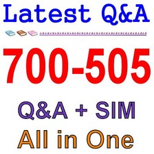 Cisco Best Practice Material For 700-505 Exam Q A SIM