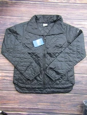 Columbia Jacket Womens Medium Black Sweet View Quilted Full Zip Insulated Hike