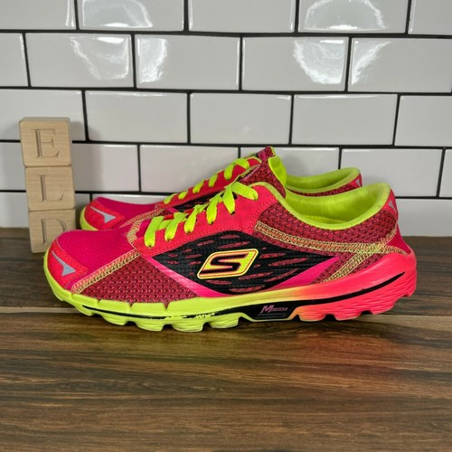 Skechers Womens GOrun 2 Pink Lime 