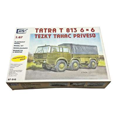 SDV 87010 Tatra T 813 6x6 Schwerlastzugmaschine Bausatz Model Kit H0 grün OVP