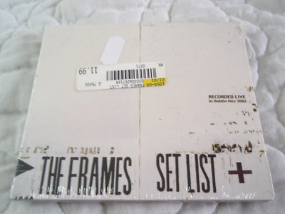 THE FRAMES SET LIST CD NEW DIGIPAK LIVE IN DUBLIN IRELAND NOV 2002 CONCERT TOUR