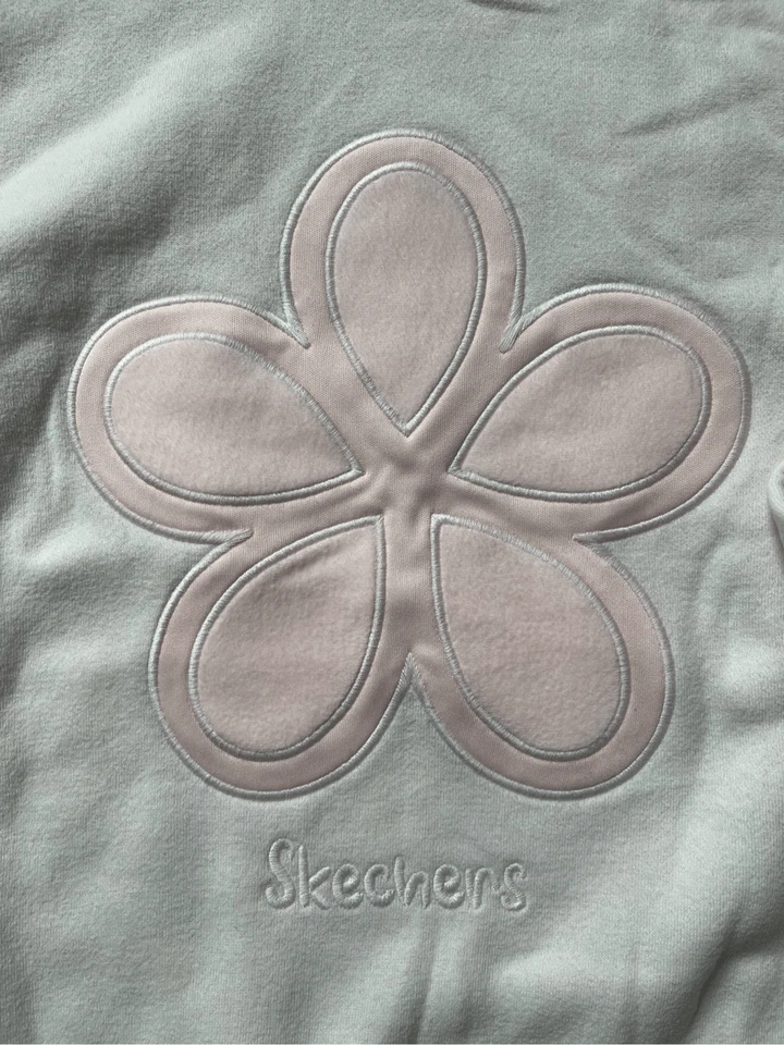 Новый без ЯРЛЫКОВ Skechers розовый толстовка с капюшоном и фиолетовый, ombre футболка, размер 8 - Изображение 4 из 4