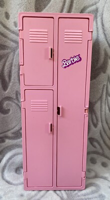 Vintage Barbie Workout Center w/ Locker Exercise Bike Weight Bench