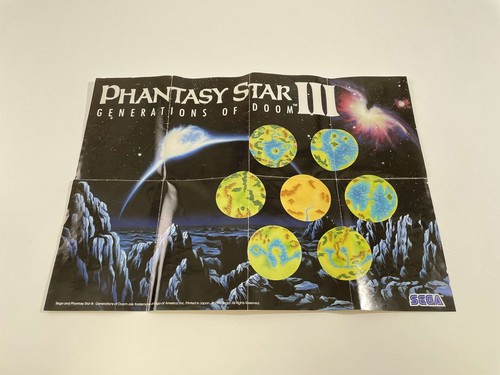 SEGA Megadrive Phantasy Star III ~ Generations of Doom ~ USA Très Bon état - Photo 3/14
