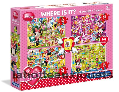 PUZZLE + UN JEU MINNIE DE DISNEY DE CLEMENTONI 35 PIECES N°12020 | eBay