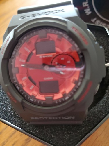 G Shock GA-150MF-1A New with Tags Mens Black / Red | eBay