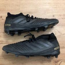 Adidas Predator 19.3 FG F35594 Men's 13 Black Soccer Cleats