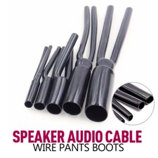 4Pcs 12MM/16MM Speaker Audio Cable Wire Pants Boots Y Splitter Pant HIFI