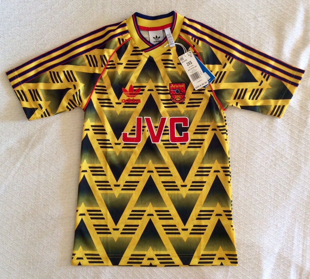 XXS Authentic Adidas Originals Retro Arsenal 91-93 Away XXS Authentic Adidas Originals Retro Arsenal 91-93 Away