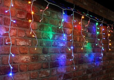 Christmas Concepts  720 23,8 m/78 Fuß bunte LED Geschwindigkeitskontrolle Eiszapfen Lichter