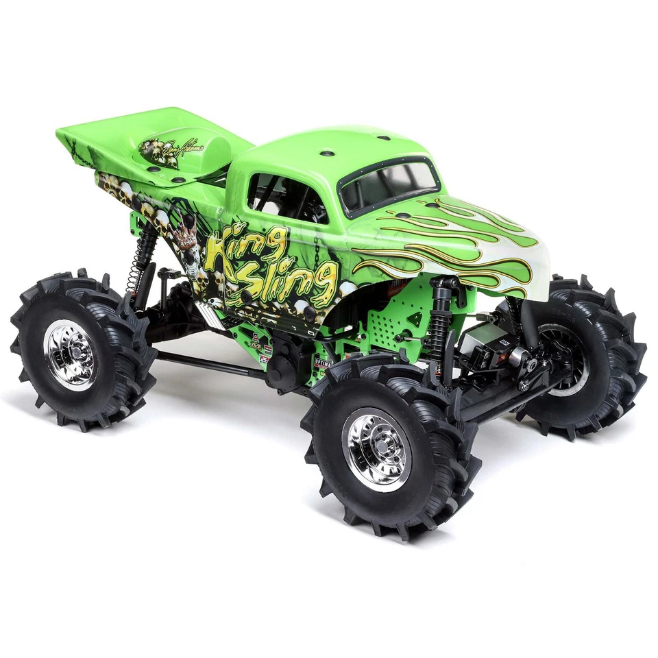 Losi LOS04024T1 1/8 LMT 4WD Solid Axle Mega Truck Brushless RTR King Sling Green - Image 2 of 4