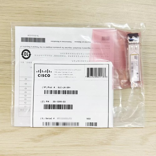 GLC-LH-SM Cisco SFP LX/LH 1G 1310nm 10km SMF LC Transceiver Module GBIC New - Picture 3 of 3