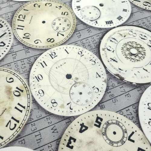 Tim Holtz Eclectic Elements vintage Junk Journal fabric, Steampunk 100% cotton - Picture 32 of 44