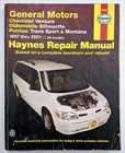 Haynes Repair Manual 38036 GM Chevy Venture Olds Pontiac Trans 1997-2001 Rebuild