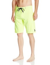 Hurley Men's One and Only Boardshort Swimming Trunks, Volt, Yellow, Size 30