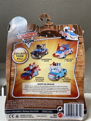 カーズ　マテル　BUCK THE TOOTH VENDOR Disney Pixar Cars Toon Buck the Tooth Vendor #11 Mega deluxe