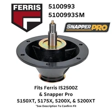 Ferris/Snapper Pro Spindle Assembly 5100993SM (Same As 5100993)
