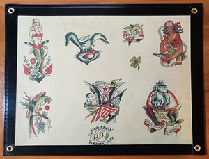 Bob Shaw Worlds Best Traditional Vintage Style Tattoo Flash Sheet Homeward Bound