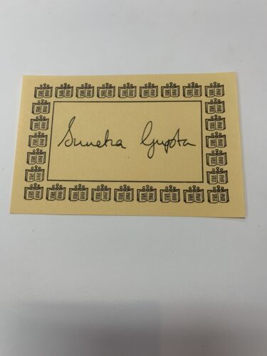 Sunetra Gupta British Epidemiologist Author Signed Bookplate Autographed New - Picture 2 of 3