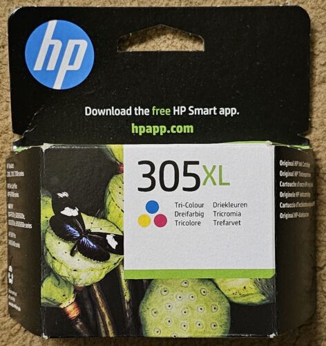 NEW Genuine Original HP 305XL Tri Colour Ink Cartridge for Deskjet (3YM63AE) - Picture 1 of 2