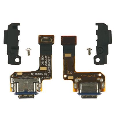 Flat Flex Cavo Dock USB Type-C Con Connettore Di Ricarica E Microfono Per LG Q7 / Q7+ (Q610, Q610MA) - Ricambio Sub Board