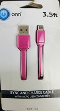 ONN Sync and Charge Cable with Micro USB Connector